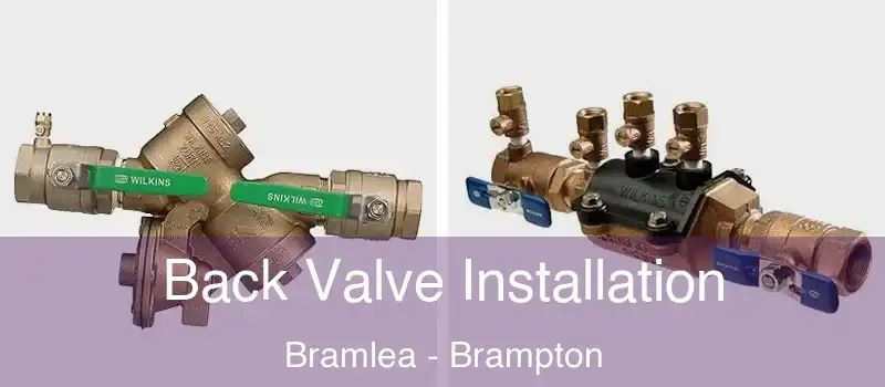  Back Valve Installation Bramlea - Brampton