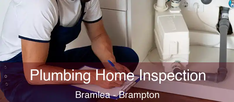  Plumbing Home Inspection Bramlea - Brampton
